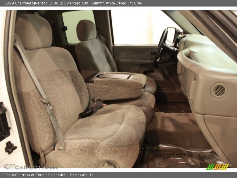 Summit White / Medium Gray 1999 Chevrolet Silverado 1500 LS Extended Cab