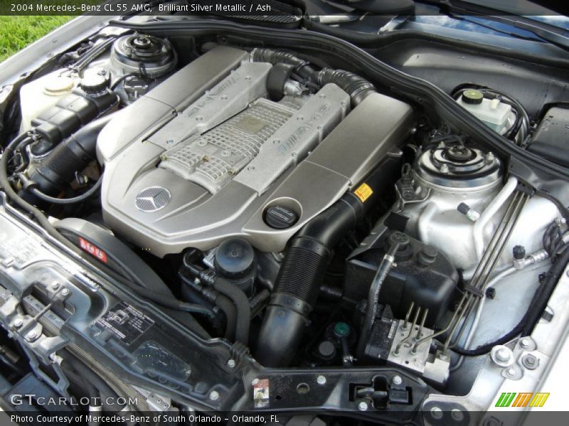  2004 CL 55 AMG Engine - 5.4 Liter AMG Supercharged SOHC 24-Valve V8