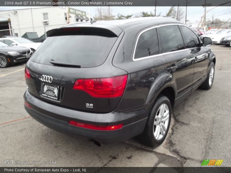 Condor Grey Metallic / Limestone Grey 2009 Audi Q7 3.6 Premium quattro