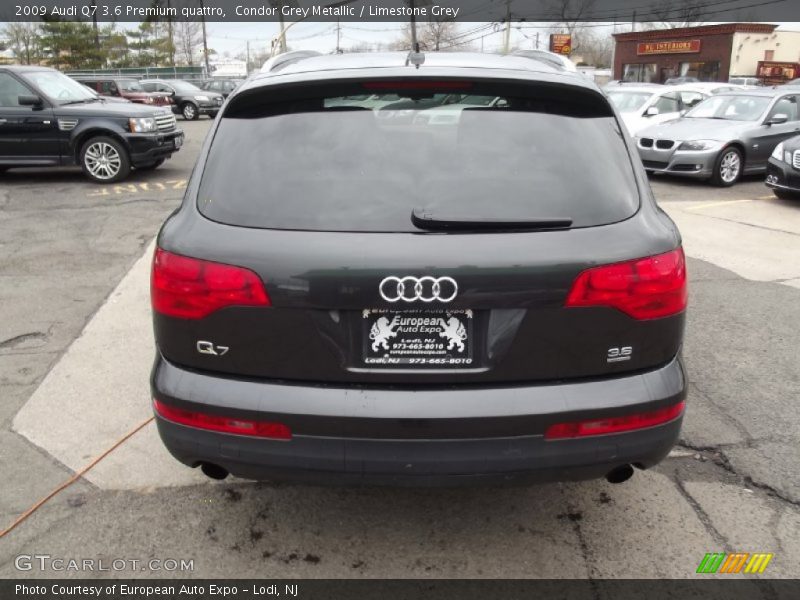 Condor Grey Metallic / Limestone Grey 2009 Audi Q7 3.6 Premium quattro