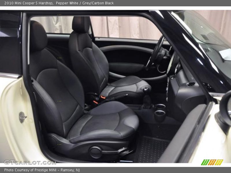 Pepper White / Grey/Carbon Black 2010 Mini Cooper S Hardtop