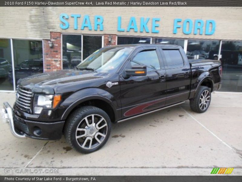 Lava Red Metallic / Harley Davidson Lava Red/Black 2010 Ford F150 Harley-Davidson SuperCrew 4x4