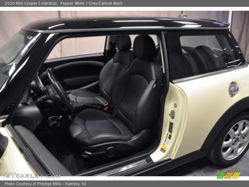 Pepper White / Grey/Carbon Black 2010 Mini Cooper S Hardtop