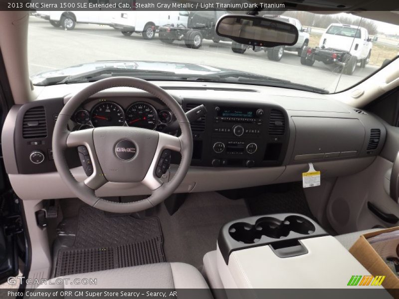 Stealth Gray Metallic / Light Titanium/Dark Titanium 2013 GMC Sierra 1500 SLE Extended Cab