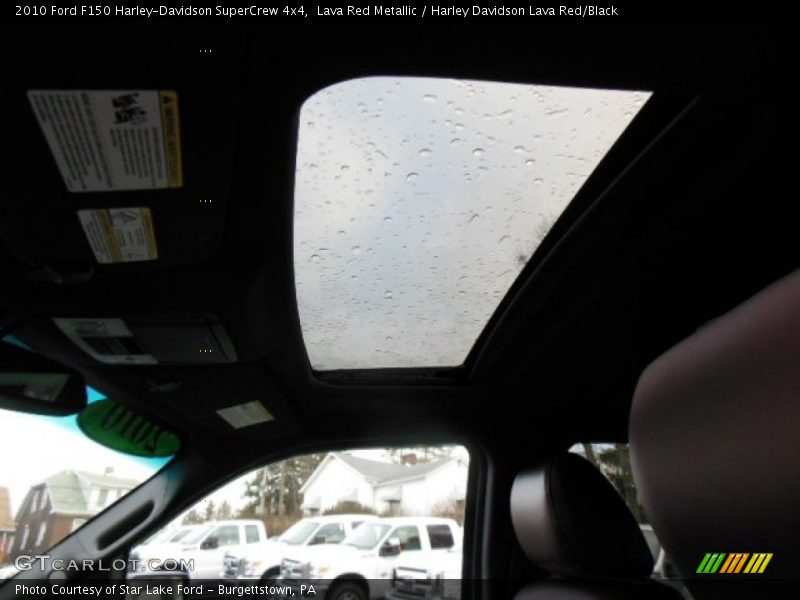 Lava Red Metallic / Harley Davidson Lava Red/Black 2010 Ford F150 Harley-Davidson SuperCrew 4x4