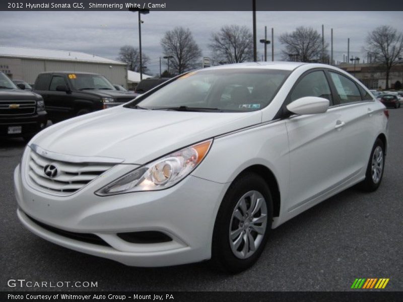 Front 3/4 View of 2012 Sonata GLS