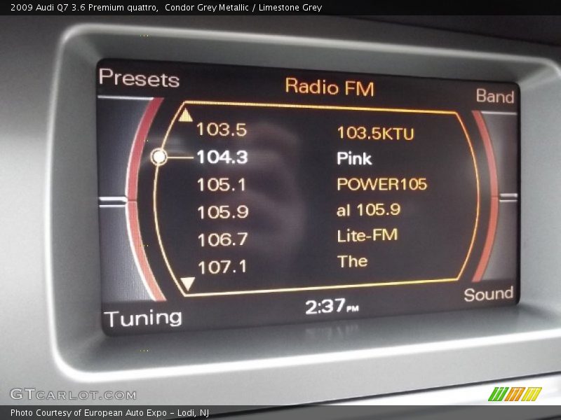 Condor Grey Metallic / Limestone Grey 2009 Audi Q7 3.6 Premium quattro