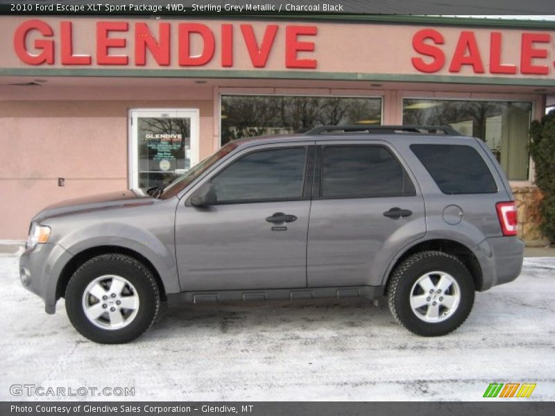 Sterling Grey Metallic / Charcoal Black 2010 Ford Escape XLT Sport Package 4WD