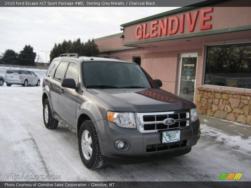 Sterling Grey Metallic / Charcoal Black 2010 Ford Escape XLT Sport Package 4WD