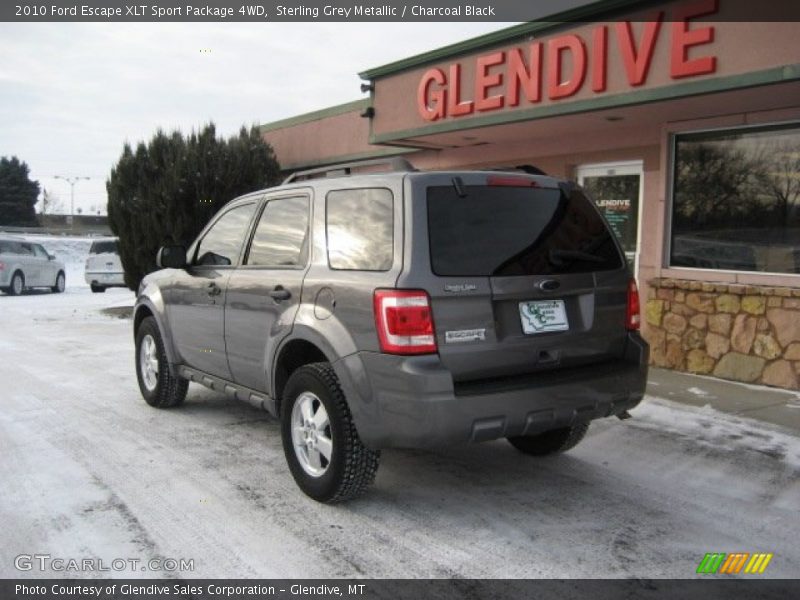 Sterling Grey Metallic / Charcoal Black 2010 Ford Escape XLT Sport Package 4WD