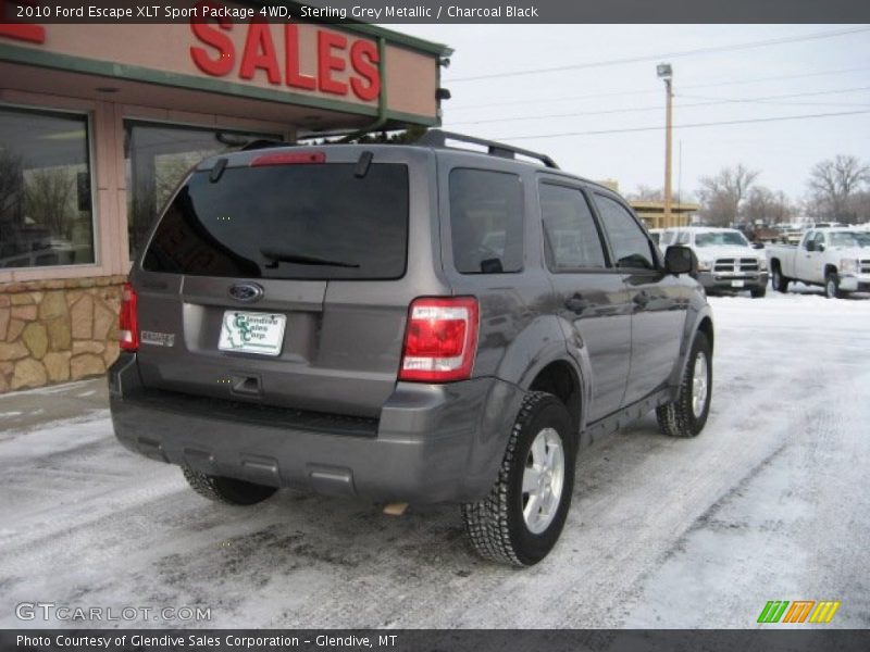Sterling Grey Metallic / Charcoal Black 2010 Ford Escape XLT Sport Package 4WD
