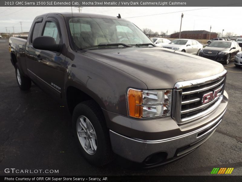 Mocha Steel Metallic / Very Dark Cashmere/Light Cashmere 2013 GMC Sierra 1500 SLE Extended Cab