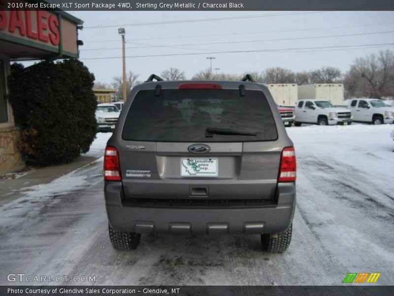Sterling Grey Metallic / Charcoal Black 2010 Ford Escape XLT Sport Package 4WD