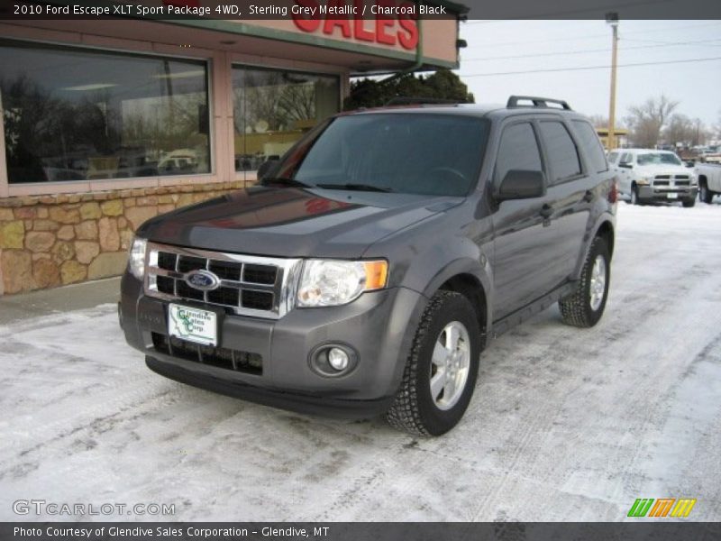 Sterling Grey Metallic / Charcoal Black 2010 Ford Escape XLT Sport Package 4WD