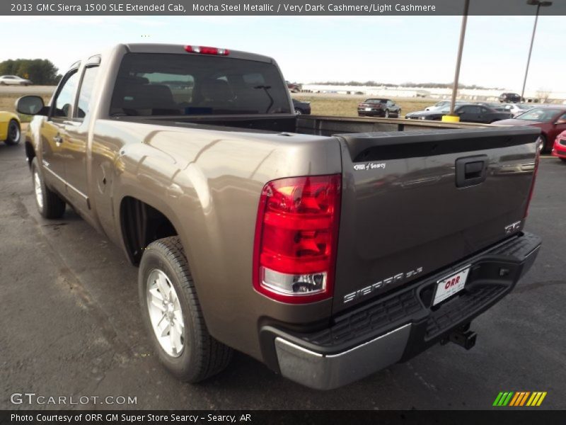 Mocha Steel Metallic / Very Dark Cashmere/Light Cashmere 2013 GMC Sierra 1500 SLE Extended Cab