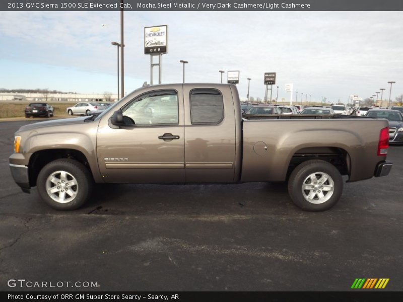 Mocha Steel Metallic / Very Dark Cashmere/Light Cashmere 2013 GMC Sierra 1500 SLE Extended Cab