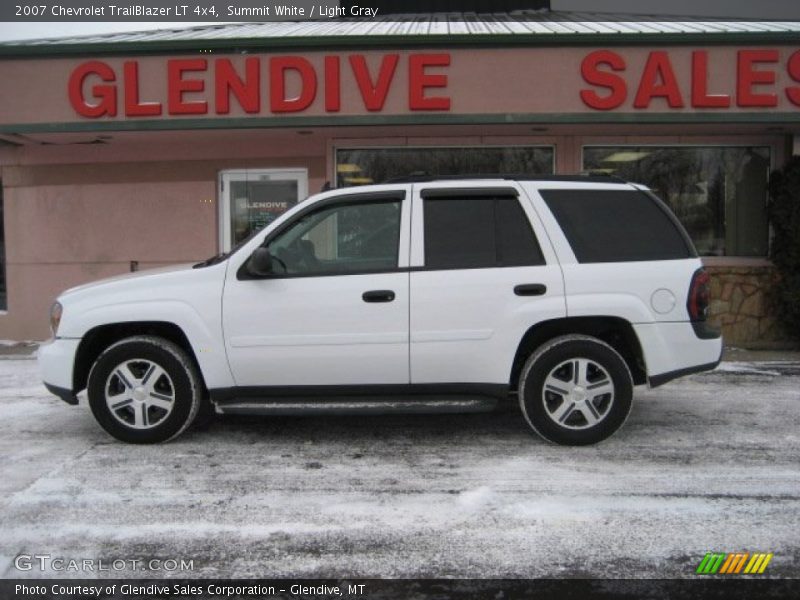 Summit White / Light Gray 2007 Chevrolet TrailBlazer LT 4x4