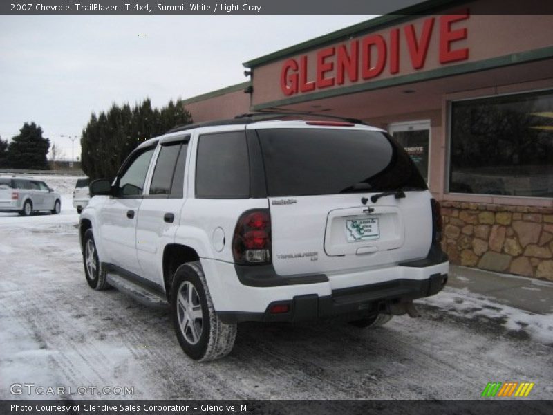 Summit White / Light Gray 2007 Chevrolet TrailBlazer LT 4x4