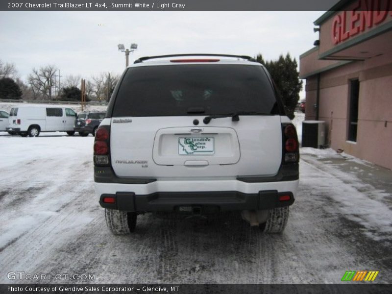 Summit White / Light Gray 2007 Chevrolet TrailBlazer LT 4x4