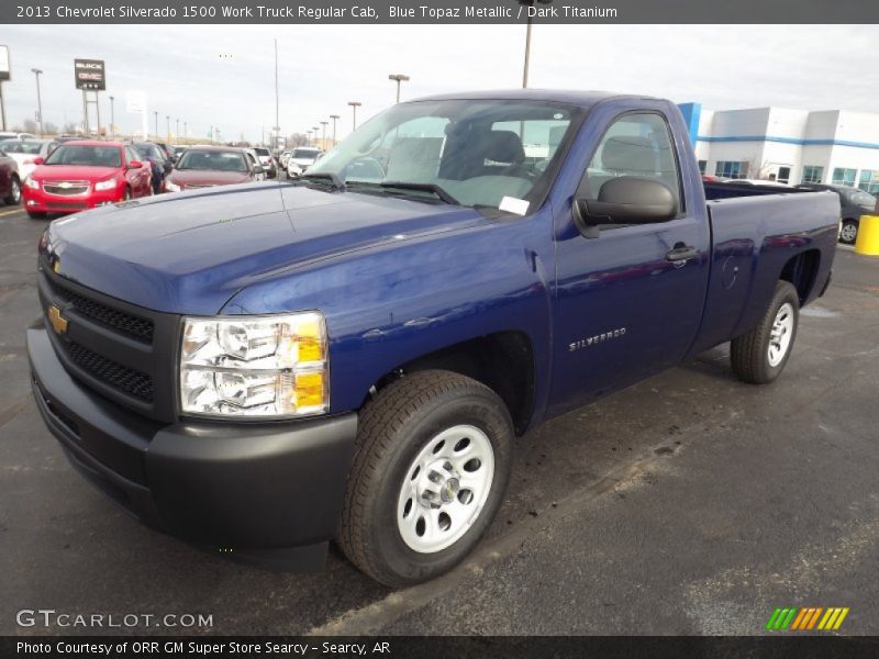 Front 3/4 View of 2013 Silverado 1500 Work Truck Regular Cab