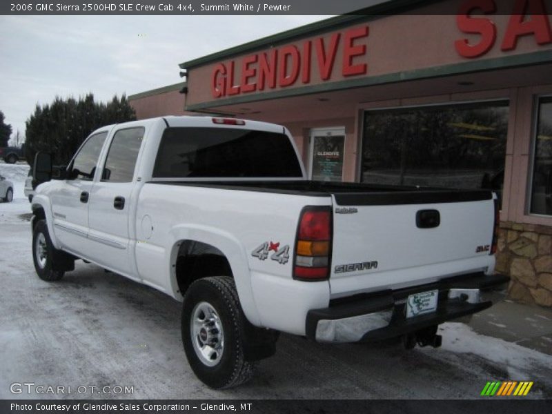 Summit White / Pewter 2006 GMC Sierra 2500HD SLE Crew Cab 4x4