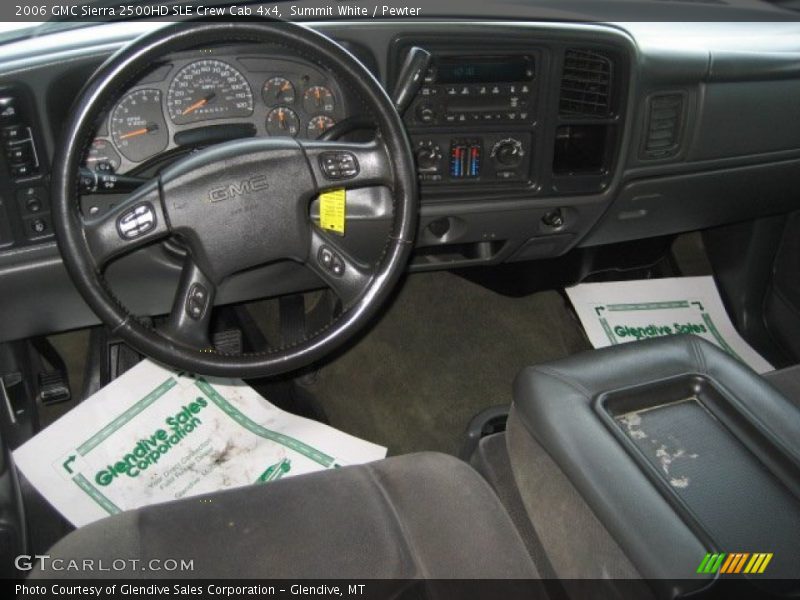 Summit White / Pewter 2006 GMC Sierra 2500HD SLE Crew Cab 4x4