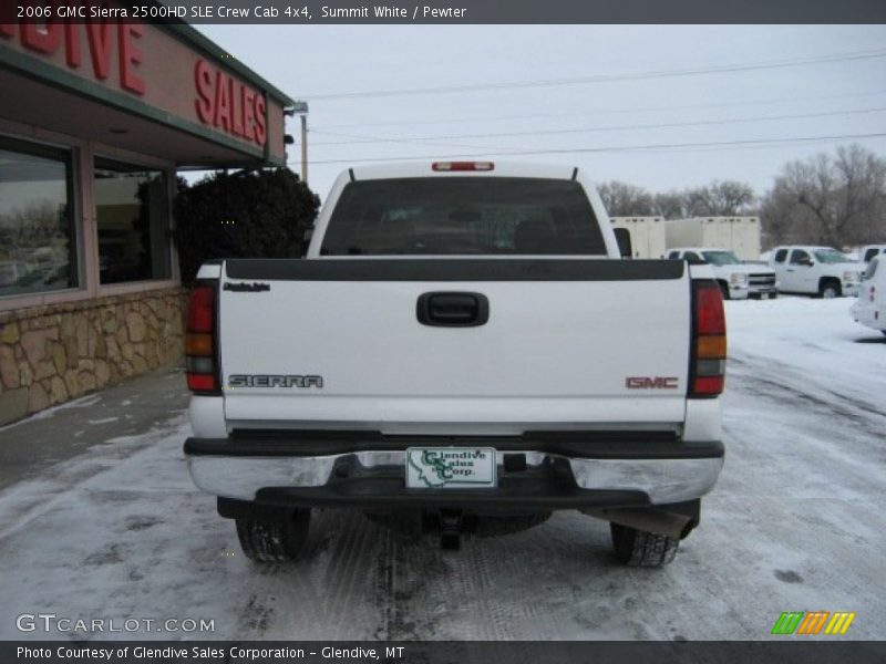 Summit White / Pewter 2006 GMC Sierra 2500HD SLE Crew Cab 4x4