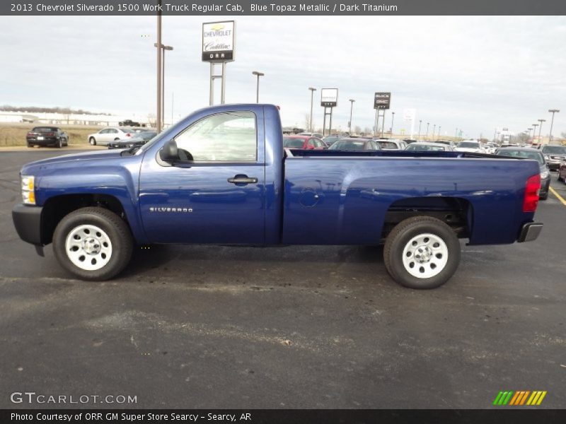  2013 Silverado 1500 Work Truck Regular Cab Blue Topaz Metallic