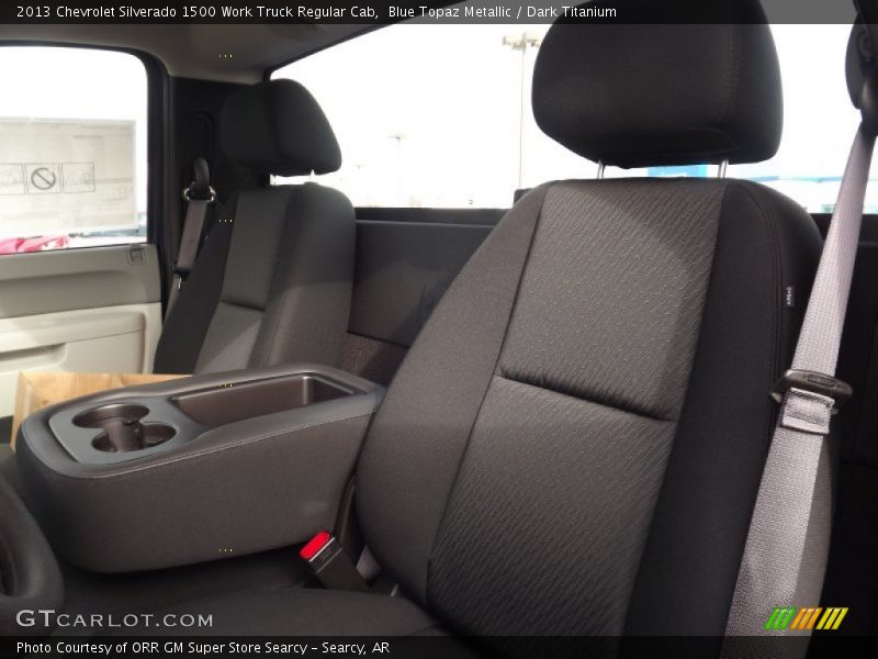 Blue Topaz Metallic / Dark Titanium 2013 Chevrolet Silverado 1500 Work Truck Regular Cab
