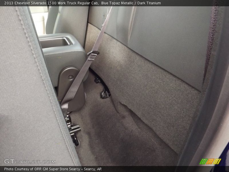 Blue Topaz Metallic / Dark Titanium 2013 Chevrolet Silverado 1500 Work Truck Regular Cab