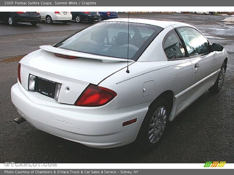 Summit White / Graphite 2005 Pontiac Sunfire Coupe