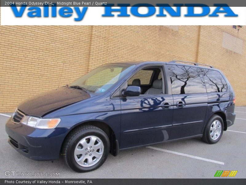 Midnight Blue Pearl / Quartz 2004 Honda Odyssey EX-L