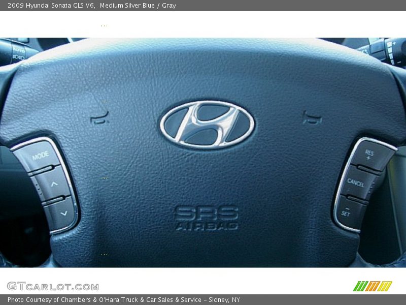 Medium Silver Blue / Gray 2009 Hyundai Sonata GLS V6