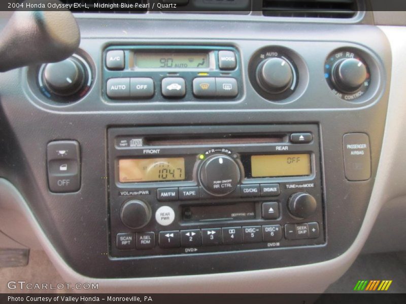 Controls of 2004 Odyssey EX-L