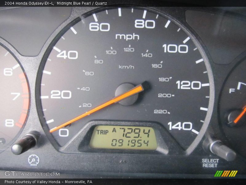 Midnight Blue Pearl / Quartz 2004 Honda Odyssey EX-L