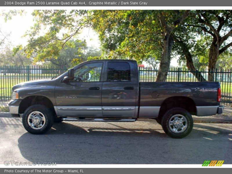 Graphite Metallic / Dark Slate Gray 2004 Dodge Ram 2500 Laramie Quad Cab 4x4