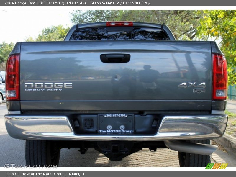 Graphite Metallic / Dark Slate Gray 2004 Dodge Ram 2500 Laramie Quad Cab 4x4