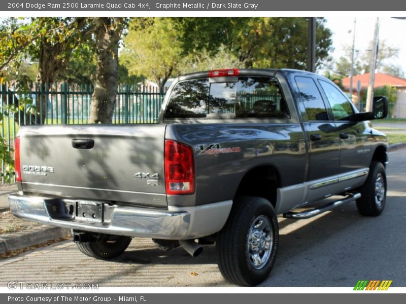 Graphite Metallic / Dark Slate Gray 2004 Dodge Ram 2500 Laramie Quad Cab 4x4