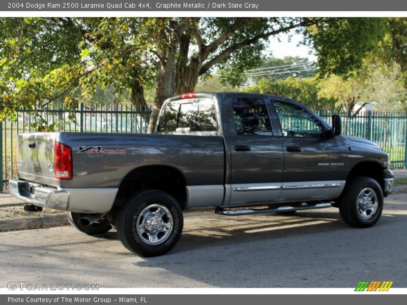 Graphite Metallic / Dark Slate Gray 2004 Dodge Ram 2500 Laramie Quad Cab 4x4