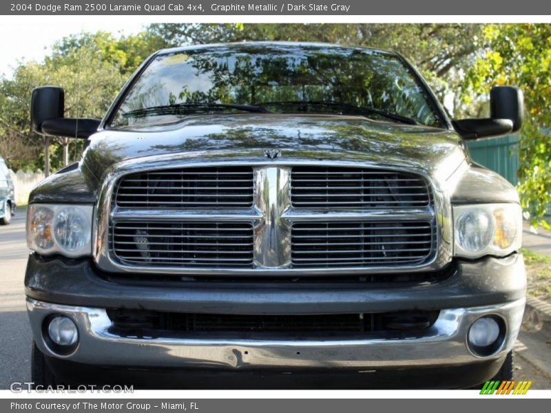 Graphite Metallic / Dark Slate Gray 2004 Dodge Ram 2500 Laramie Quad Cab 4x4