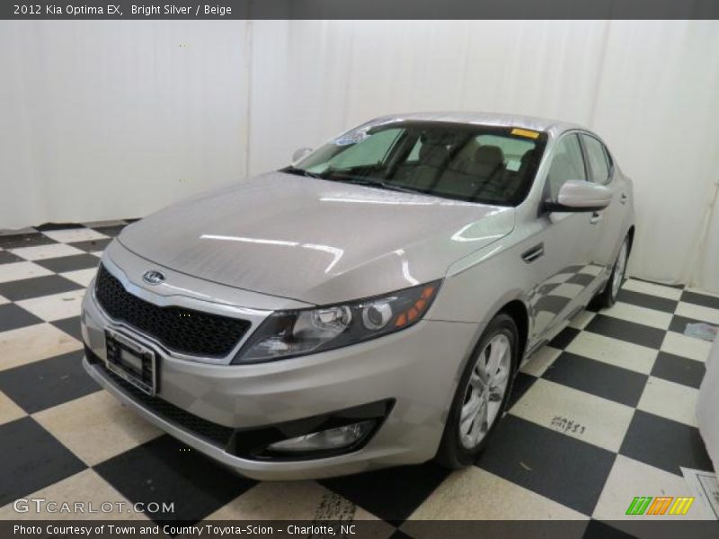 Bright Silver / Beige 2012 Kia Optima EX