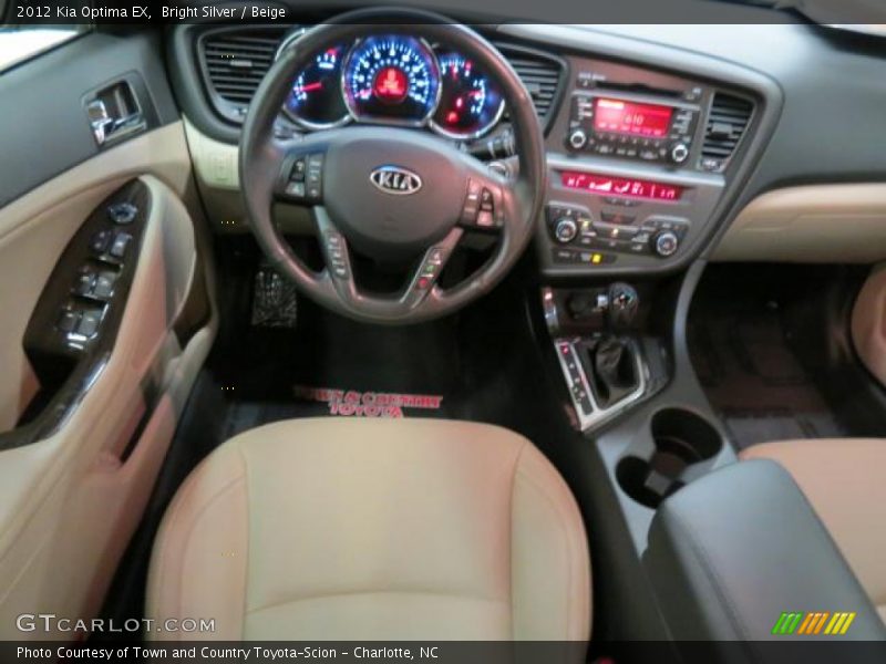 Bright Silver / Beige 2012 Kia Optima EX