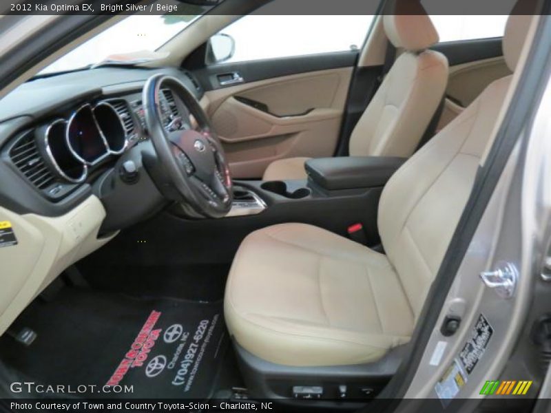 Bright Silver / Beige 2012 Kia Optima EX