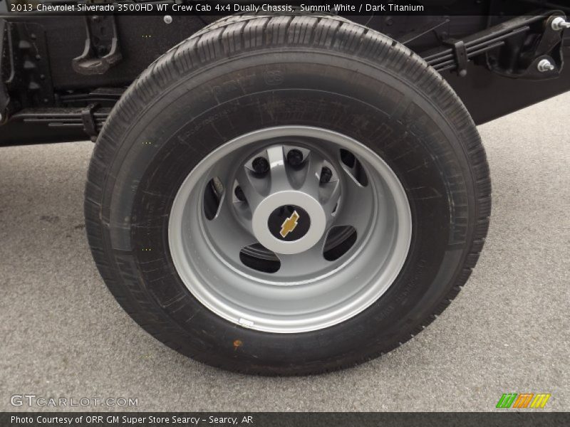  2013 Silverado 3500HD WT Crew Cab 4x4 Dually Chassis Wheel