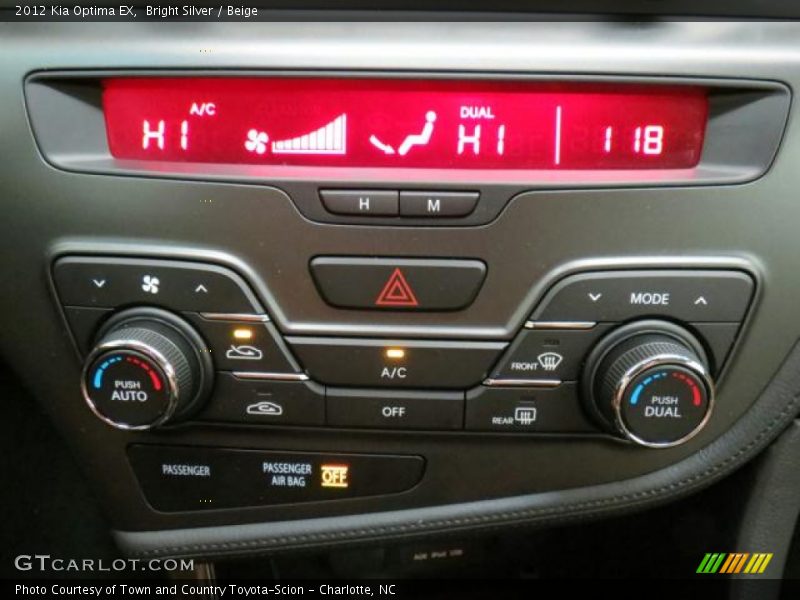 Bright Silver / Beige 2012 Kia Optima EX