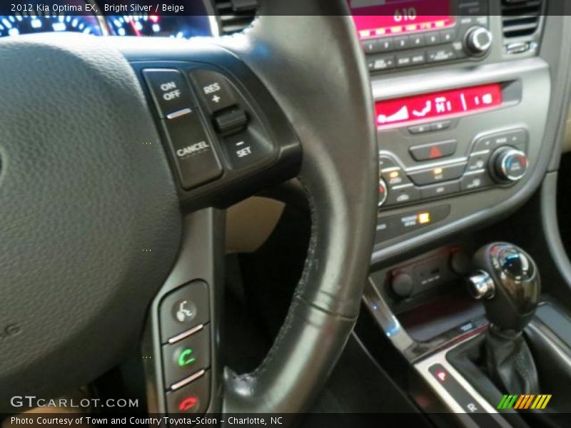 Bright Silver / Beige 2012 Kia Optima EX