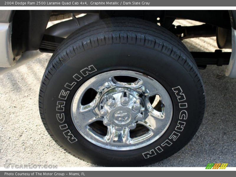 Graphite Metallic / Dark Slate Gray 2004 Dodge Ram 2500 Laramie Quad Cab 4x4