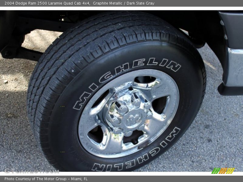 Graphite Metallic / Dark Slate Gray 2004 Dodge Ram 2500 Laramie Quad Cab 4x4