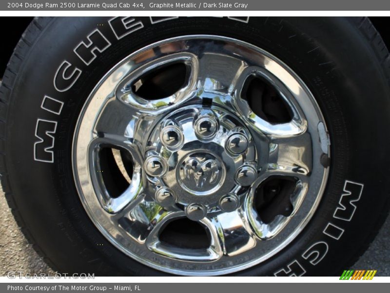 Graphite Metallic / Dark Slate Gray 2004 Dodge Ram 2500 Laramie Quad Cab 4x4