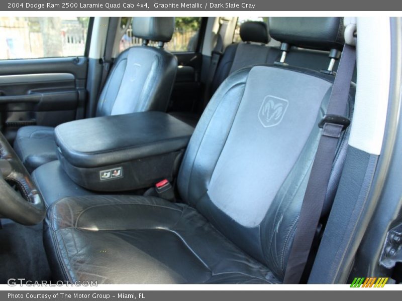 Front Seat of 2004 Ram 2500 Laramie Quad Cab 4x4